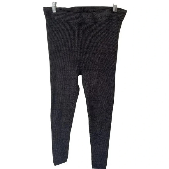 Torrid Sleep Plus 2/2X Knit Leggings Gray Stretch Casual Pull On Pants SoftComfy - Picture 1 of 9